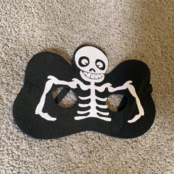 Kids Skeleton Dress Halloween Costume Size 7-9 - Picture 2 of 9